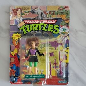 TMNT Action Figure Green and Purple Playset